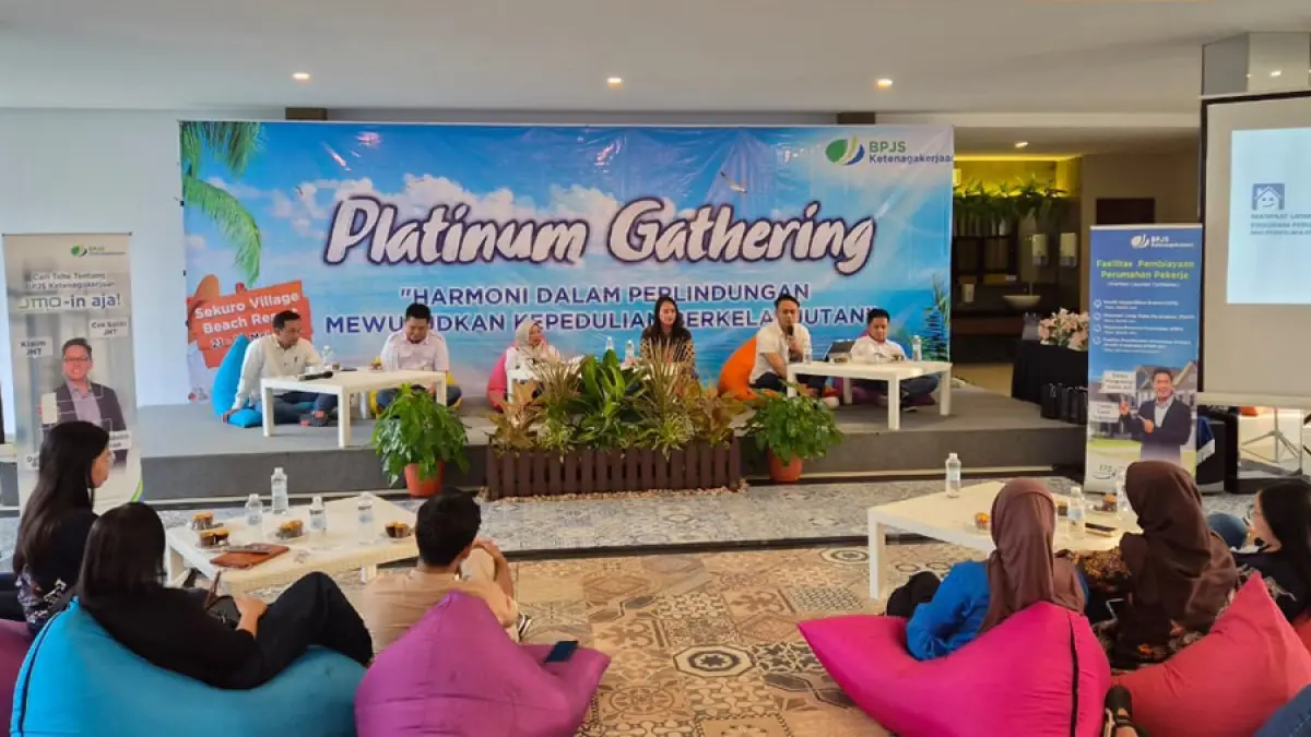 BPJS Ketenagakerjaan Kudus menggelar kegiatan Pembinaan Perusahaan Platinum untuk perkuat engagement dan perlindungan pekerja