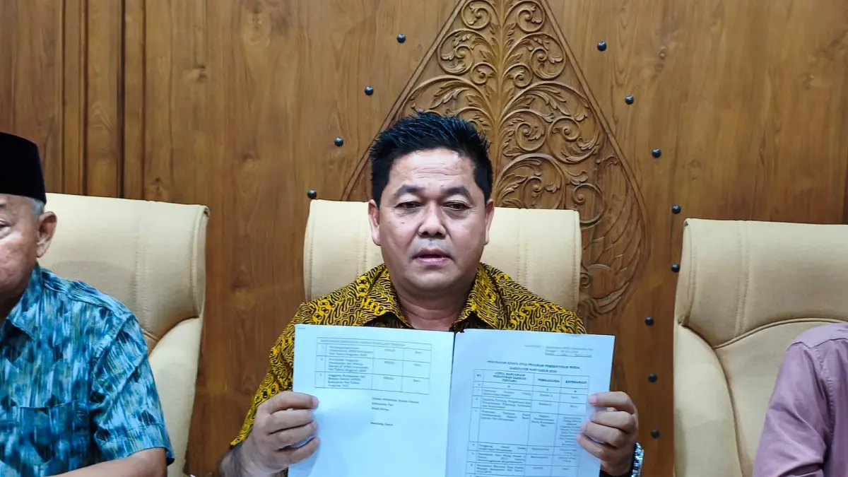Ketua DPRD Pati Ali Badrudin. (ACHMAD ULIL ALBAB/RADAR KUDUS)