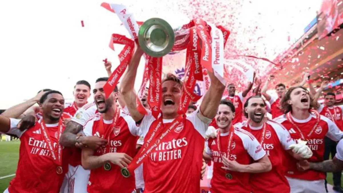 Klasemen akhir Liga Inggris: Arsenal juara, West Ham degradasi (X/premierleague)
