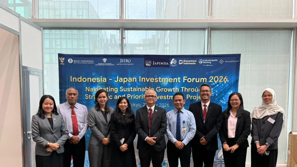 INVESTASI: Kabupaten Grobogan saat tampil mempresentasikan proposal di IJIF, Tokyo, Jepang.