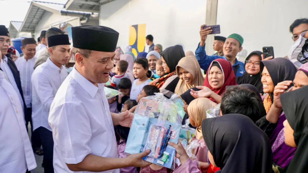 PENUHI JANJI: Gubernur Jawa Tengah, Ahmad Luthfi, memastikan warga terdampak bencana tanah gerak di Kabupaten Tegal mendapatkan tempat tinggal yang layak selama masa pemulihan.&nbsp;