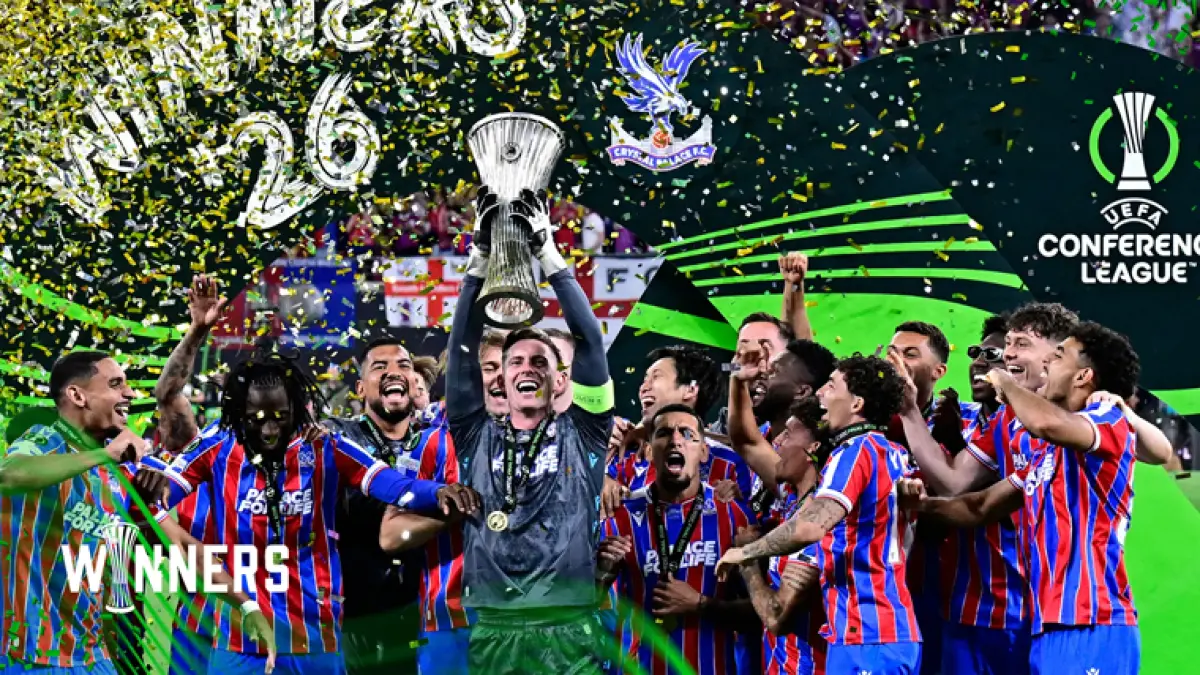 Crystal Palace menjuarai UEFA Conference League 2025/26. Foto: Crystal Palace
