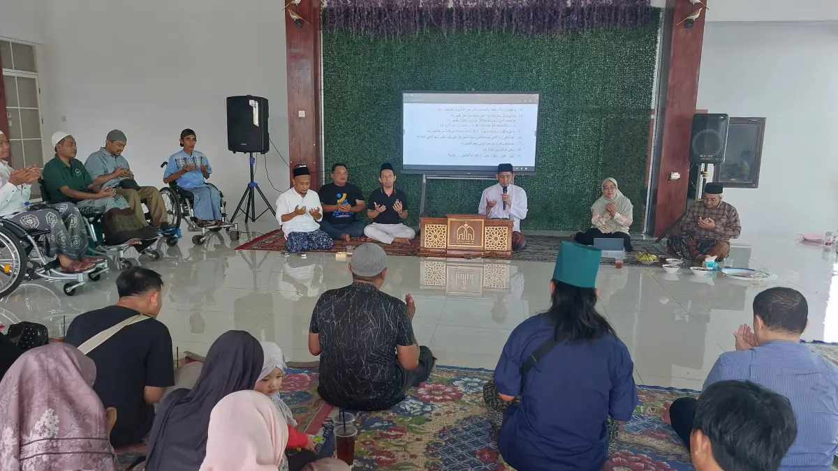 PEDULI: Pertemuan di Pesantren Inklusi Al Anwar wa Naqsyabandiyah, pada Kamis (28/5).