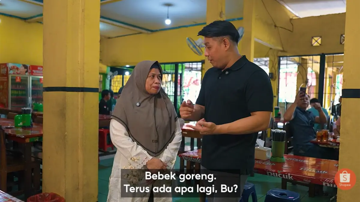 Badriyah, pemilik Bebek Palupi bersama Koko Buncit