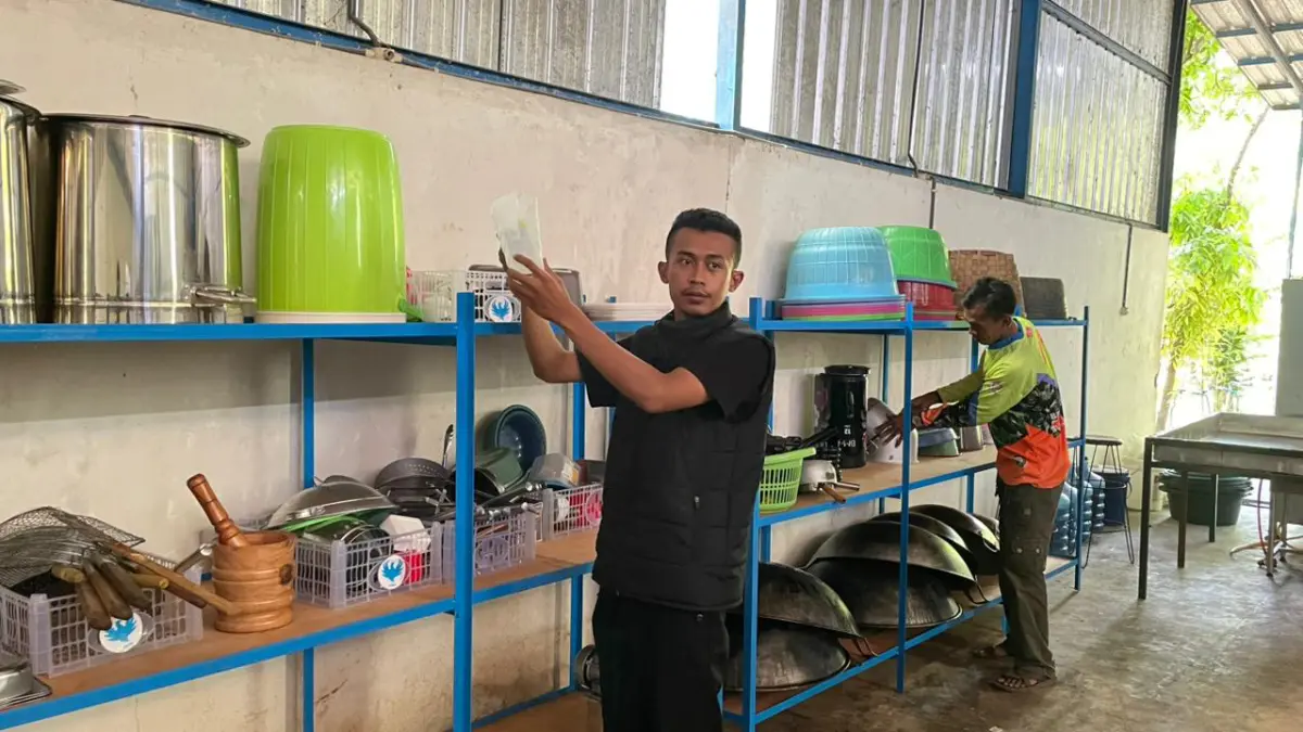 STOP: Satuan Pelayanan Pemenuhan Gizi (SPPG) Blora Banjarejo Sidomulyo di bawah Yayasan Semua Anak Bangsa. (EKO SANTOSO/RADAR KUDUS)