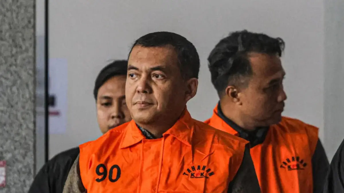 Wakil Menteri Imigrasi dan Permasyarakatan Silmy Karim resmi ditahan usai menjalani pemeriksaan di Gedung Merah Putih KPK, Jakarta, Kamis (4/6/2026). (Dery Ridwansah/ JawaPos.com)