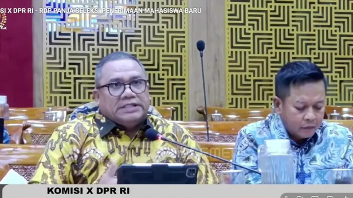 Ketua Umum Tim Penanggung Jawab SNPMB 2026 Prof Dr Ir Eduart Wolok. Foto: YouTube/TVR Parlemen