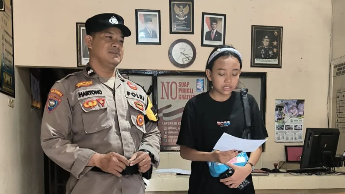 DIAMANKAN: Pemuda asal Lampung hendak dipulangkan ke rumahnya di Mapolsek Tambakromo. (POLSEK TAMBAKROMO UNTUK RADAR KUDUS)