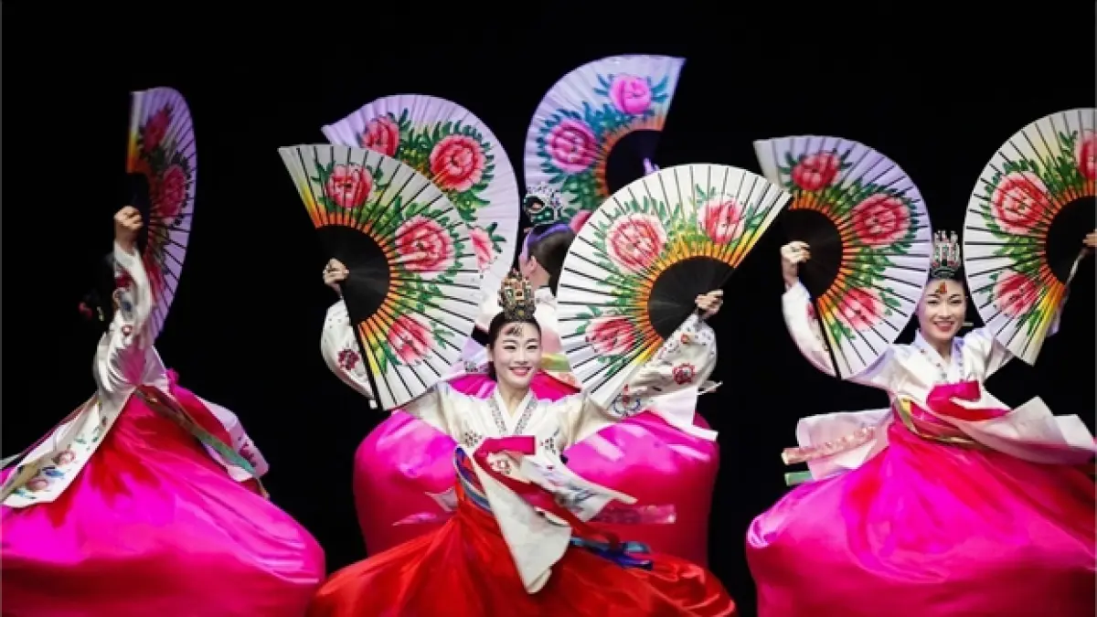 Ilustrasi Tarian Korea