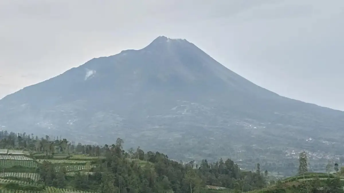 Ilustrasi Gunung Merapi (ROFIK SYARIF/ JAWA POS RADAR MAGELANG)