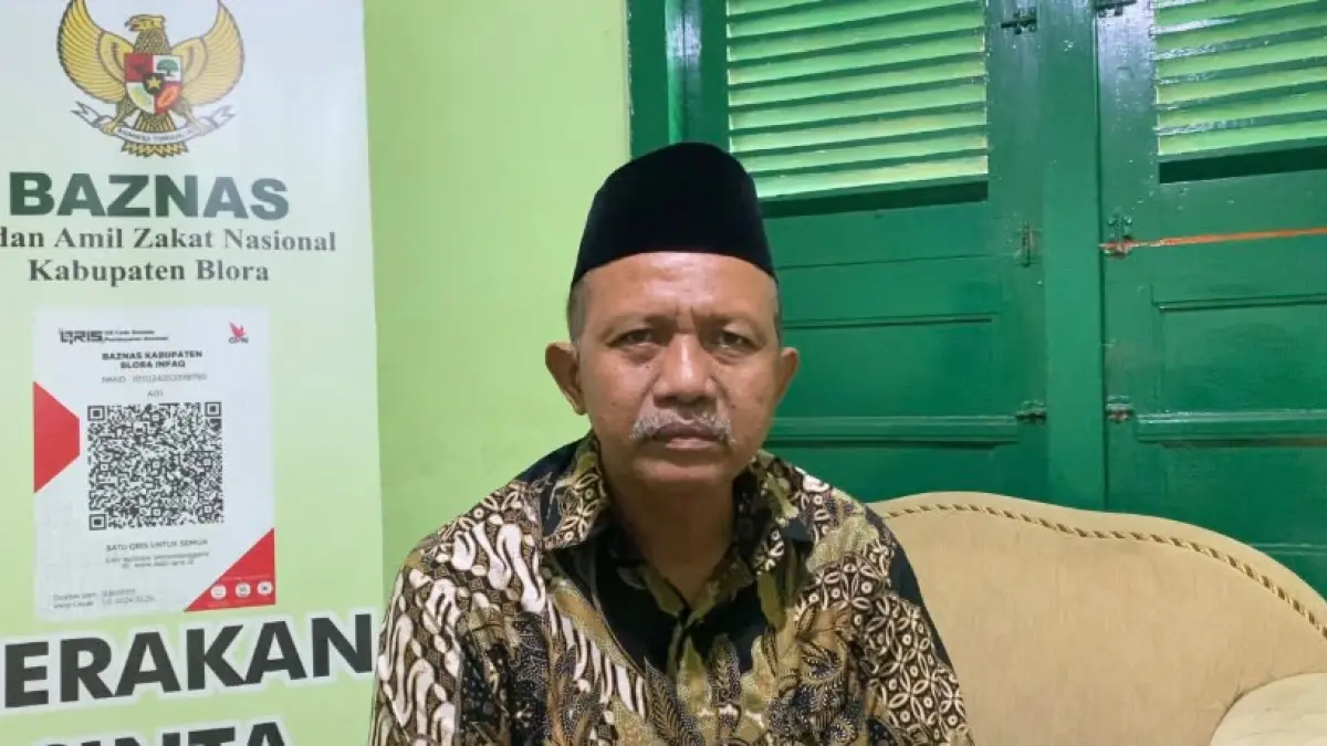 Ketua Baznas Blora Sutaat. (ARIF FAKHRIAN KHALIM/RADAR KUDUS)

