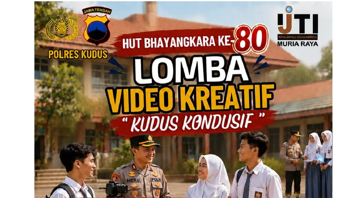 Lomba video kreatif Kudus Kondusif.