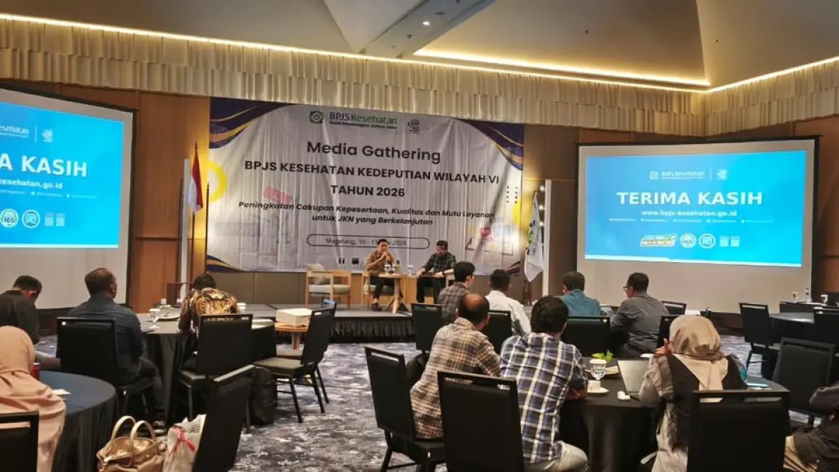 STRATEGIS: Menurut Deputi Direksi Wilayah VI, Rahma Asri Ritonga media massa memiliki peran strategis untuk mengedukasi masyarakat terhadap program JKN. (Foto: Samodra Dahliya)