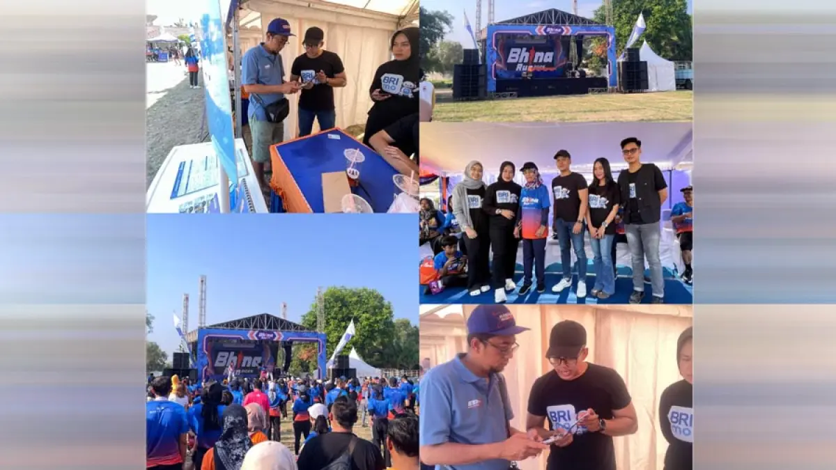  BRI Kantor Cabang Rembang turut berpartisipasi sebagai sponsor dalam kegiatan *Bhina Run 2026* 