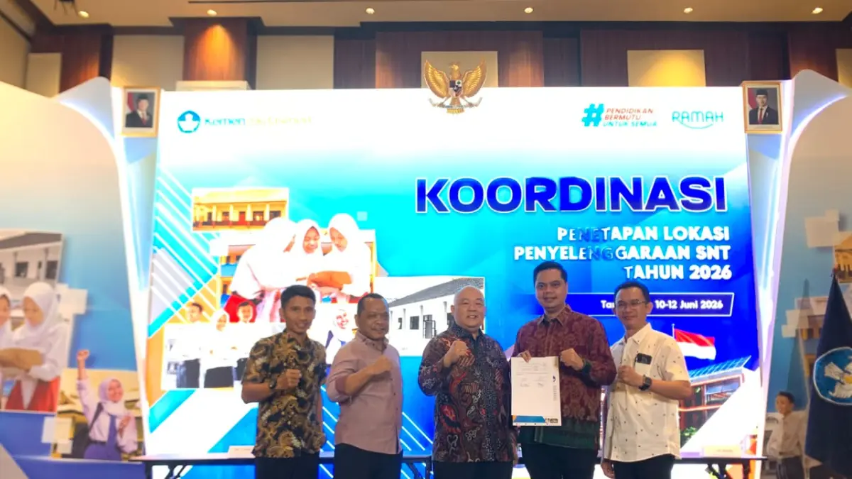 GASPOL: Bupati Jepara Witiarso Utomo saat mengikuti Forum Koordinasi Penetapan Lokasi Penyelenggaraan SNT Tahun 2026 di Tangerang pada 10–12 Juni 2026.