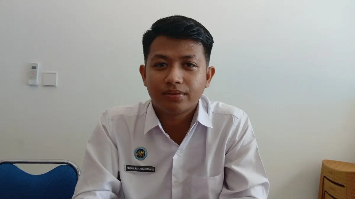 KLARIFIKASI: Kepala SPPG Dapur Khusus Blora, Dhinda Rafchi Ramadhan. (EKO SANTOSO/RADAR KUDUS)