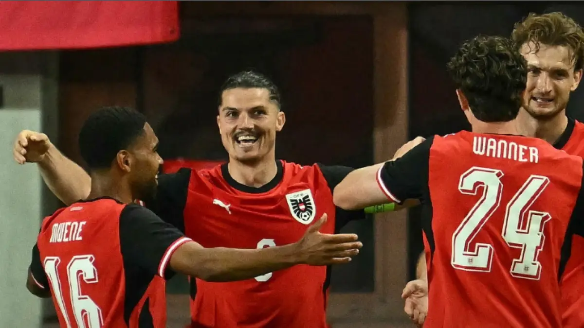 Para pemain timnas Austria.