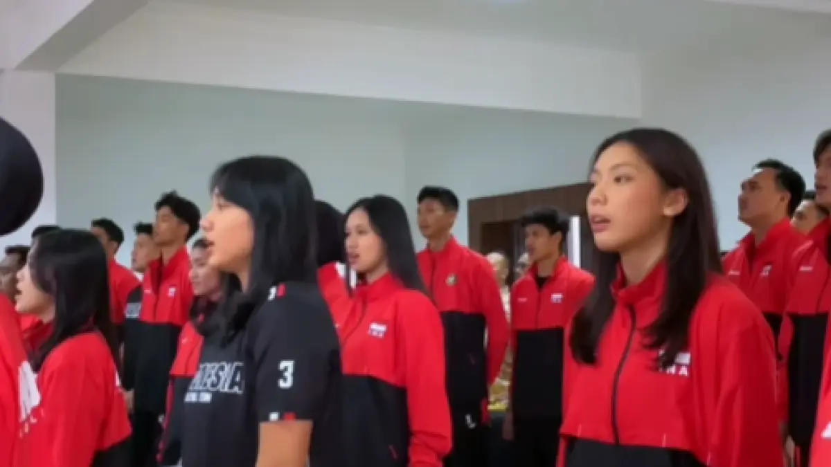 Timnas Voli Putra dan Putri U-18 yang akan berangkat ke ajang AVC 2026.