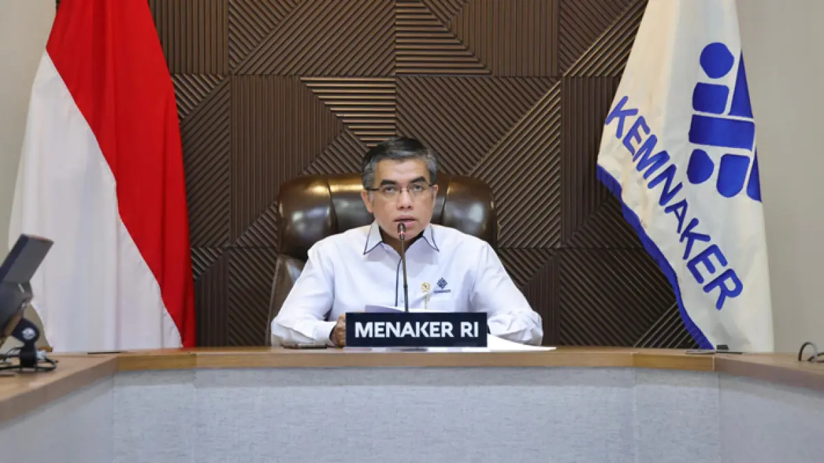Menteri Ketenagakerjaan (Menaker) Yassierli