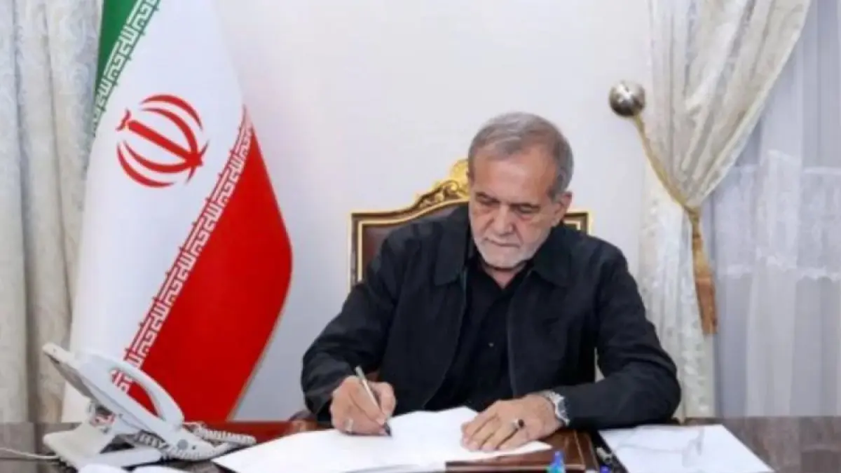 Presiden Iran Masoud Pezeshkian. ANTARA/H0-irangov.ir/am.