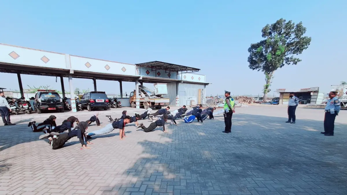 JUARA: Dishub dan Satlantas Polres Grobogan saat menunjuk juara Pelopor Keselamatan Lalu Lintas Grobogan 2026.