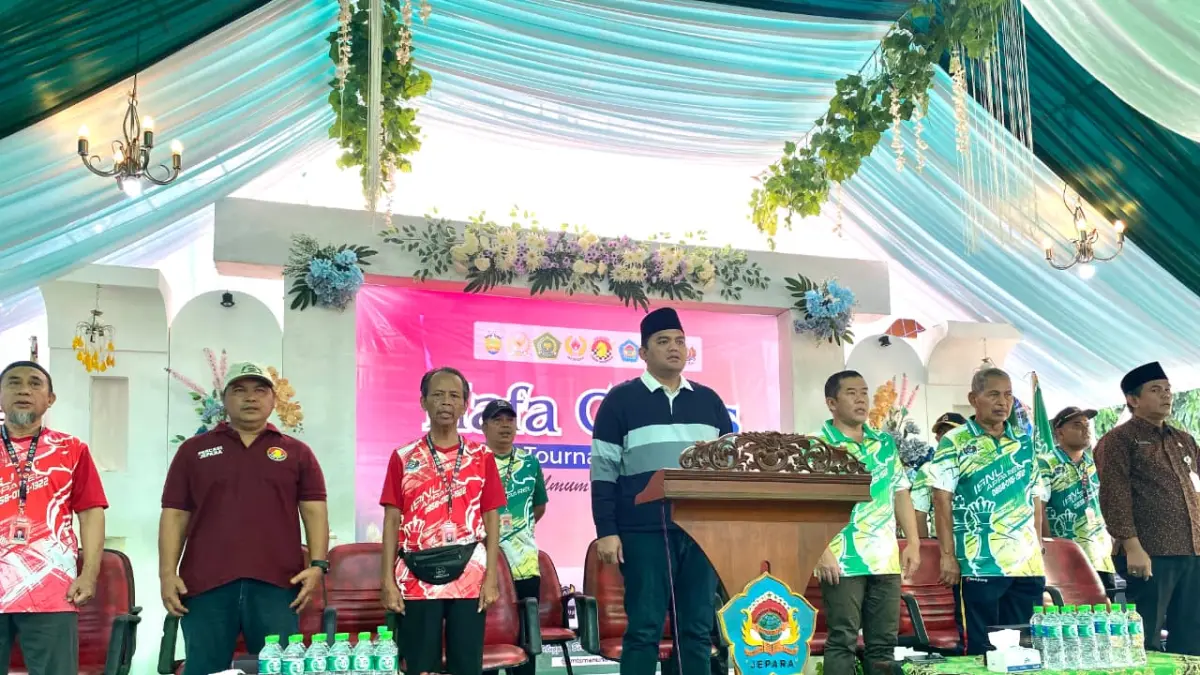 BERGENGSI: Gus Hajar membuka Nafa Chess 2026 di Jepara yang diikuti 293 pecatur dari Jawa, Bali, dan Kalimantan Timur. 