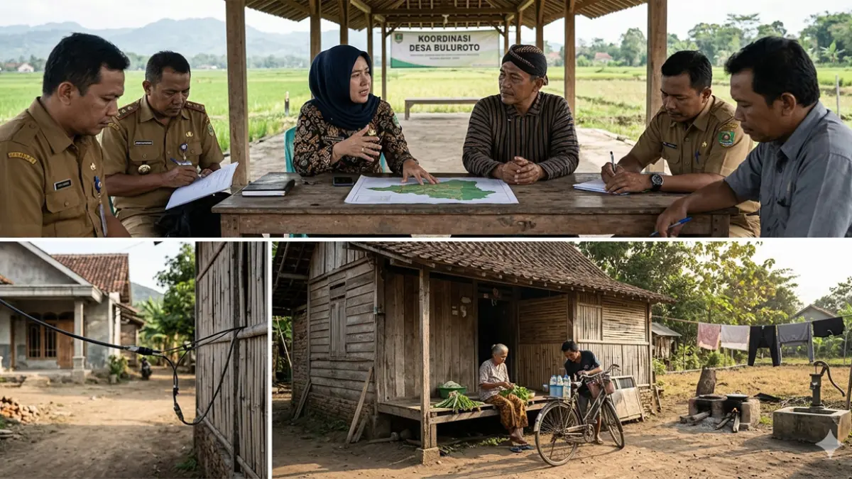 Ilustrasi puluhan kk di Desa Buluroto, Kecamatan Banjarejo, Kabupaten Blora masih belum memiliki sambungan listrik mandiri