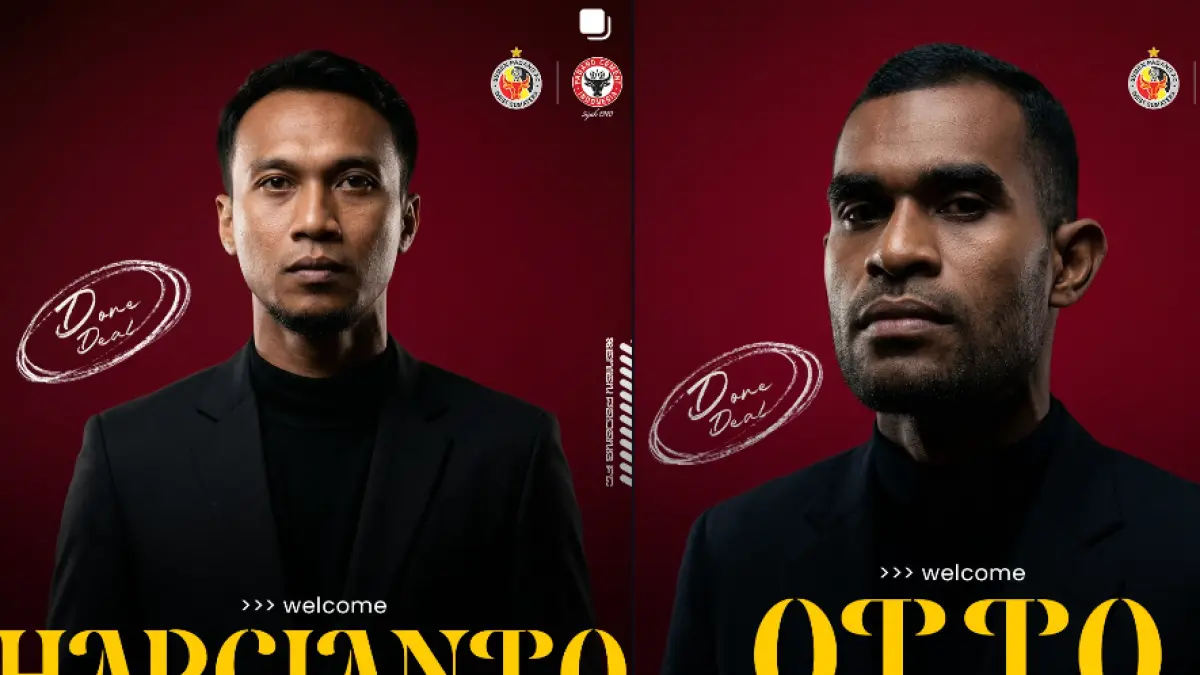 Otto Kapisa dan Hargianto pemain baru Semen Padang.