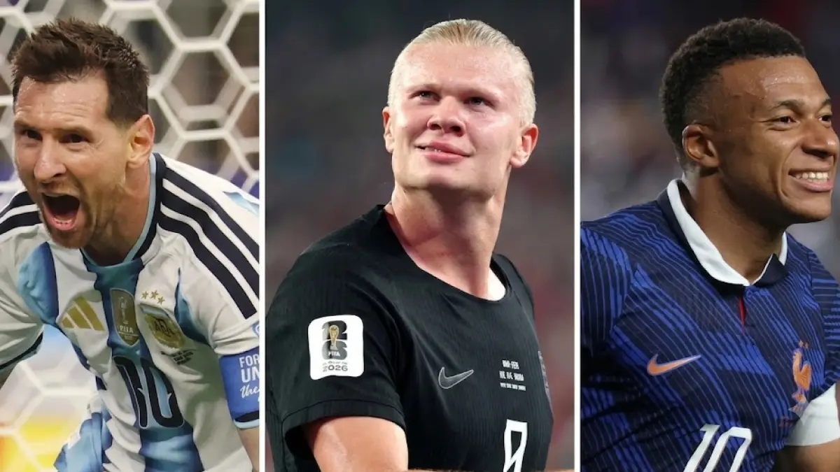 Messi, Mbappe, dan Haaland Sedang Memburu top skor piala dunia 2026