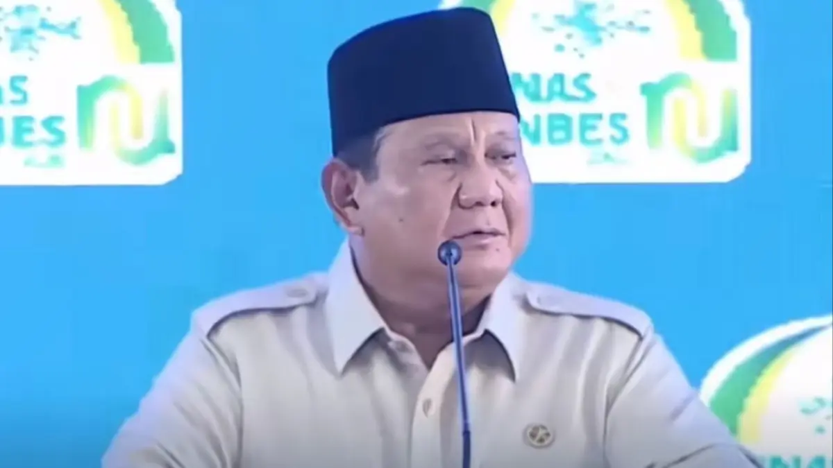Prabowo tutup 240 BUMN (Foto: tangkapan layar Tiktok @katadata.co.id) 