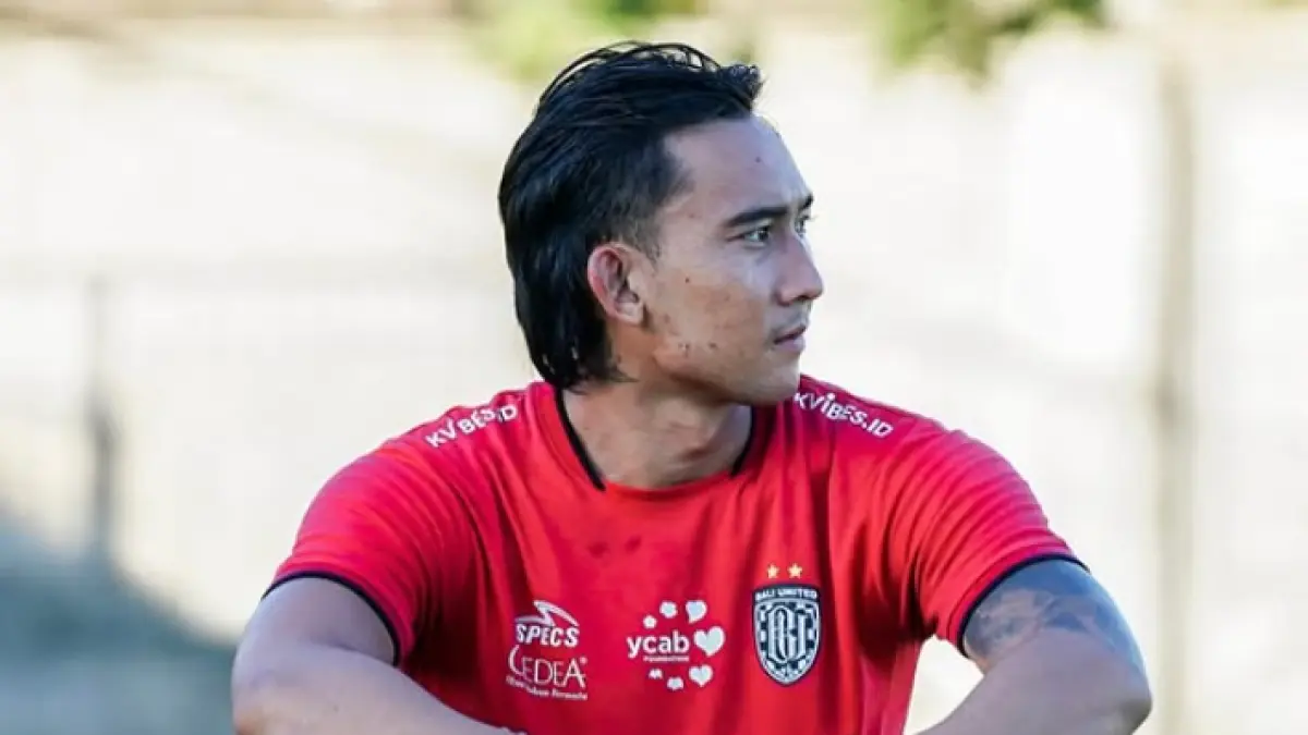 Komang Tri pemain Bali United.