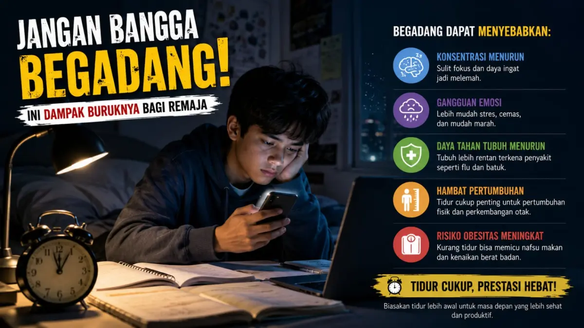 Dampak Buruk Begadang, Apa Saja?