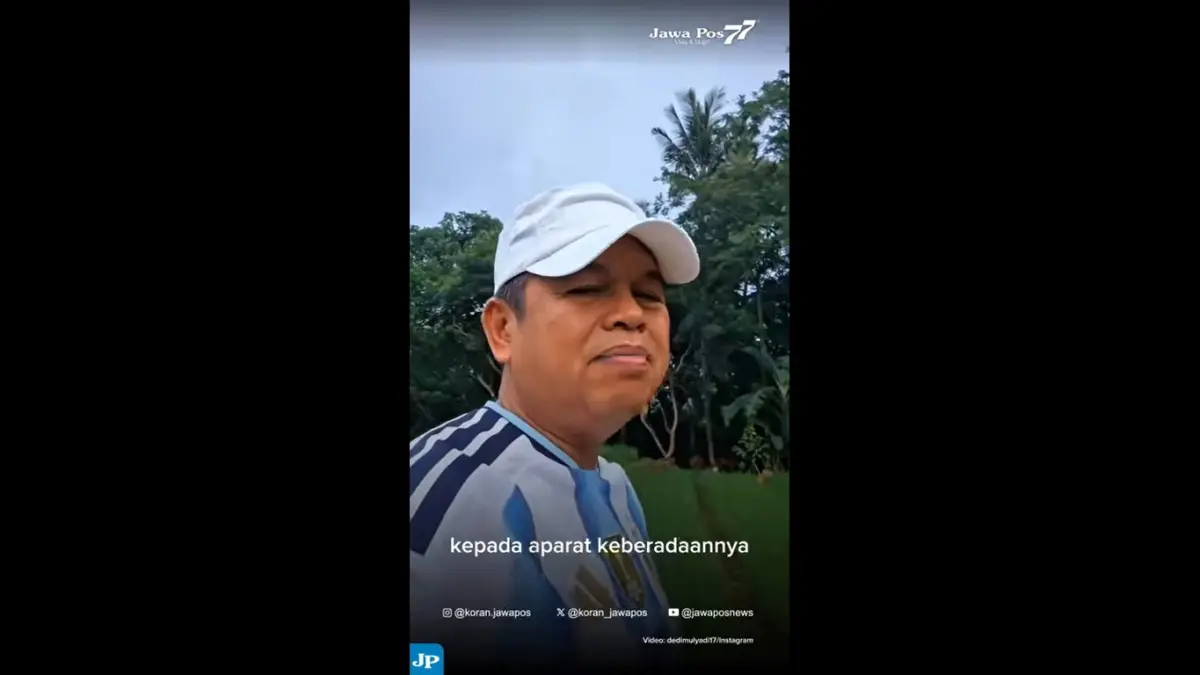 Dedi Mulyadi menyatakan akan membahas lebih lanjut nasib sayembara berhadiah Rp250 juta (YouTube Jawa Pos)