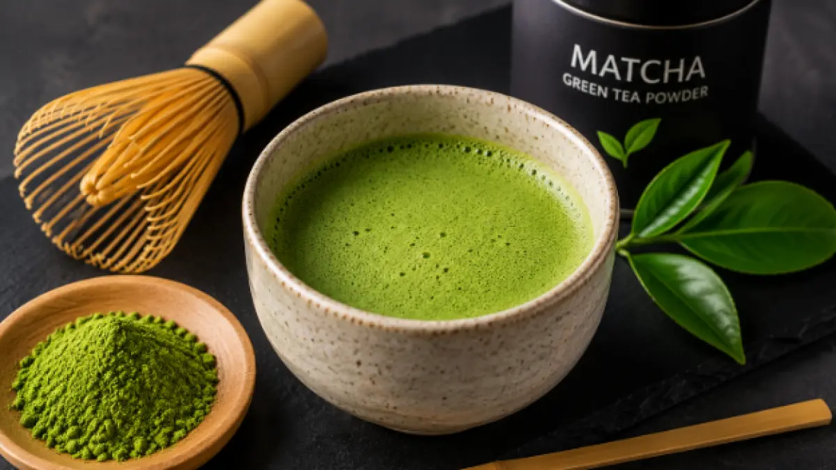 Matcha, teh hijau bubuk khas Jepang yang kaya antioksidan dan kafein alami, semakin populer di kalangan anak muda sebagai bagian dari tren gaya hidup sehat. 