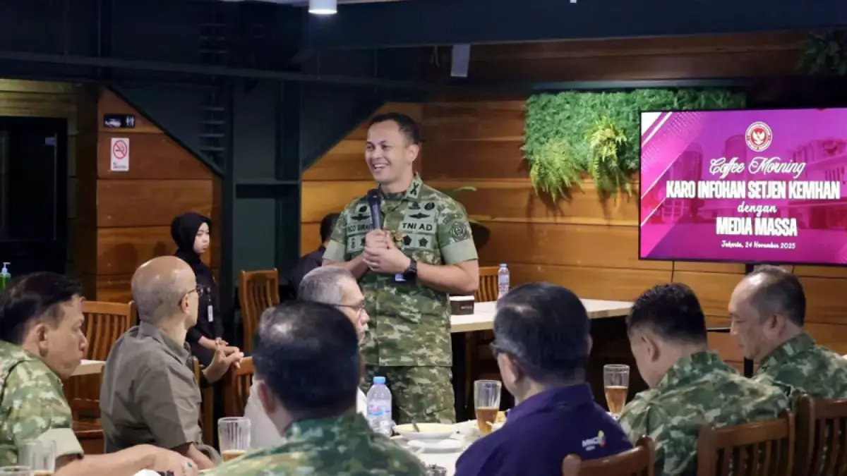 Karo Infohan Setjen Kemhan Brigjen TNI Rico Ricardo Sirait. (Biro Infohan Setjen Kemhan)
