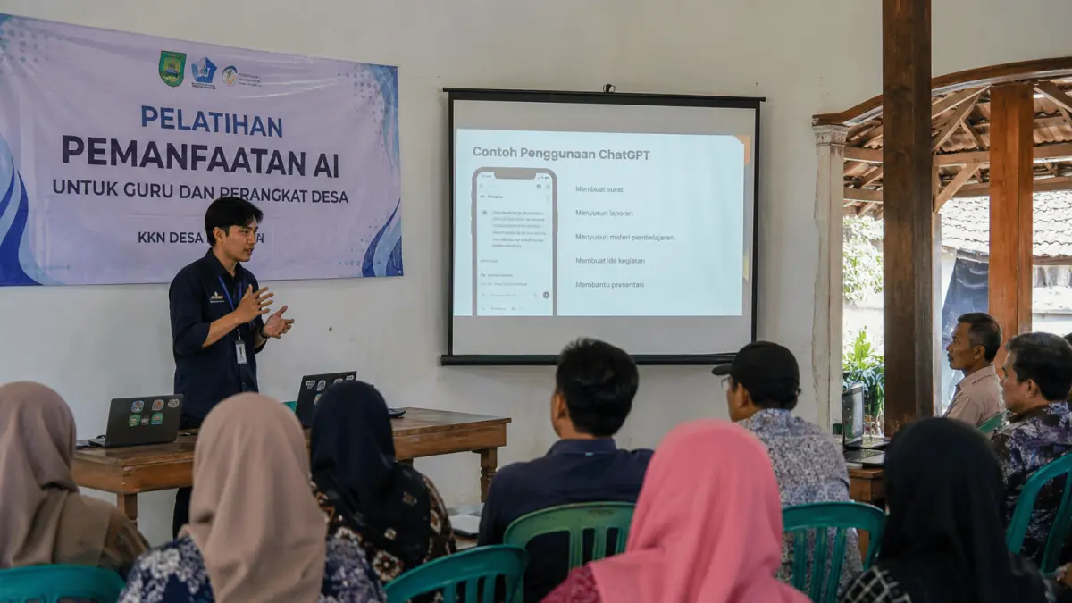 Ilustrasi Foto Mengedukasi Progam Kerja Kreatif dari KKN