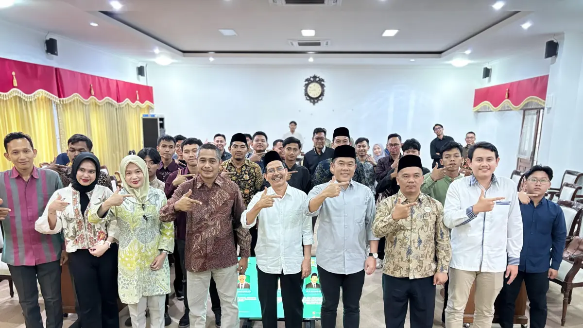 SINERGI: Ikatan Cendekiawan Muslim se-Indonesia (ICMI) Kabupaten Jepara menggelar Talk Show sekaligus Rapat Kerja Daerah (Rakerda) I di Aula R.M.P. Sosrokartono Setda Jepara, Minggu (28/6).