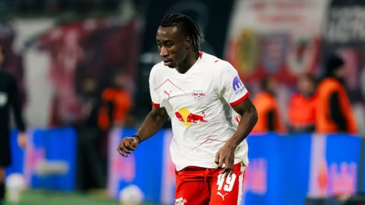 Sosok Yan Diomande, pemain RB Leipzig yang menjadi incaran tim-tim besar eropa.