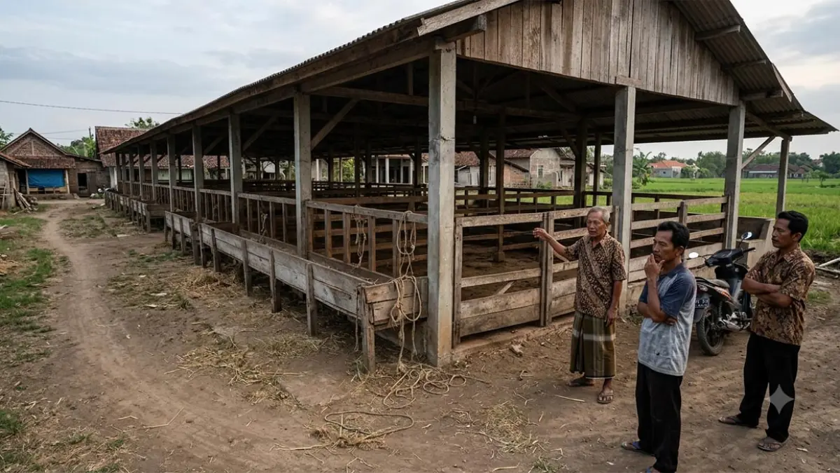 Ilustrasi sapi bantuan di Pati diduga dijual dan menjadi tanda tanya msayarakat (ist)