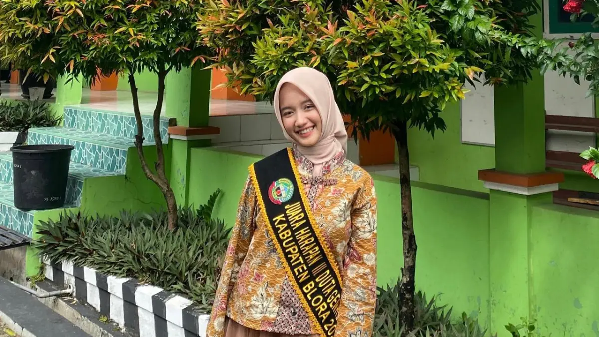 Anfika Nur Kayla Juara Harapan III Duta Genre Putri Blora