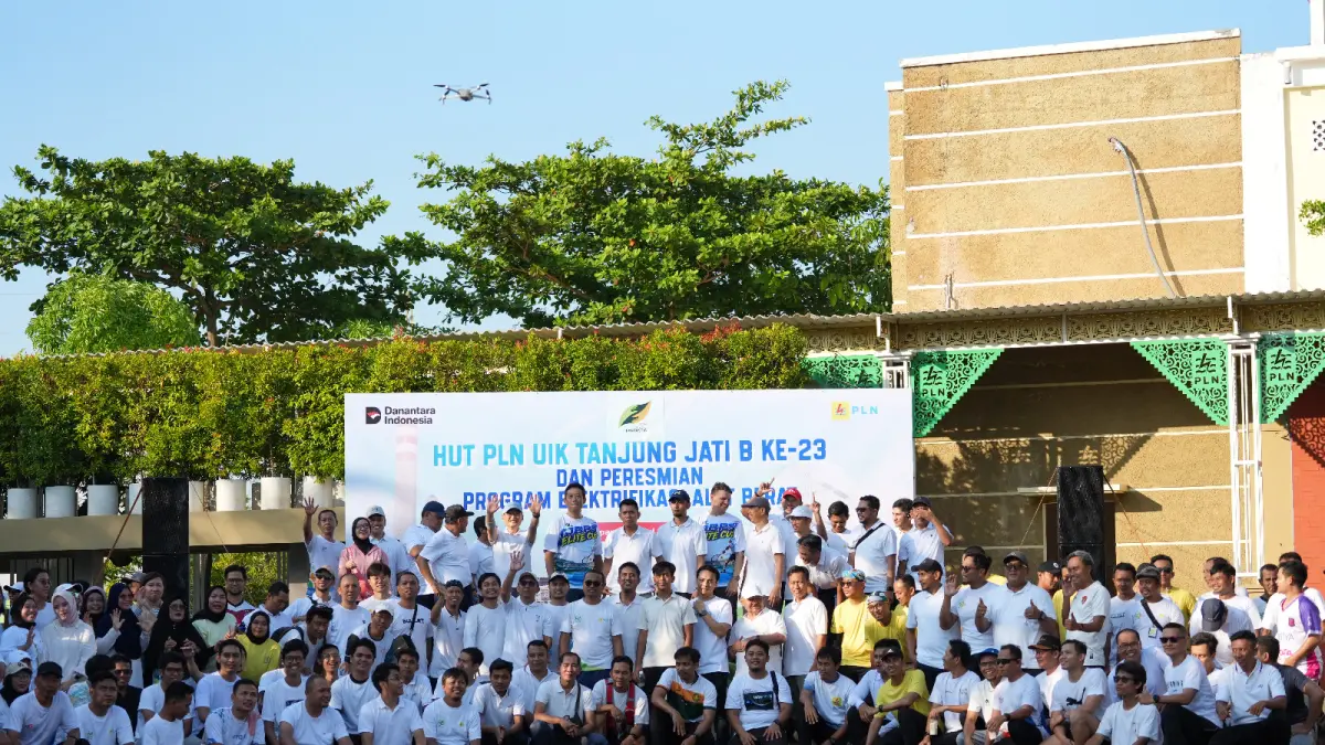 PLN UIK Tanjung Jati B Rayakan HUT ke-23 dengan Lari dan Senam Bersama