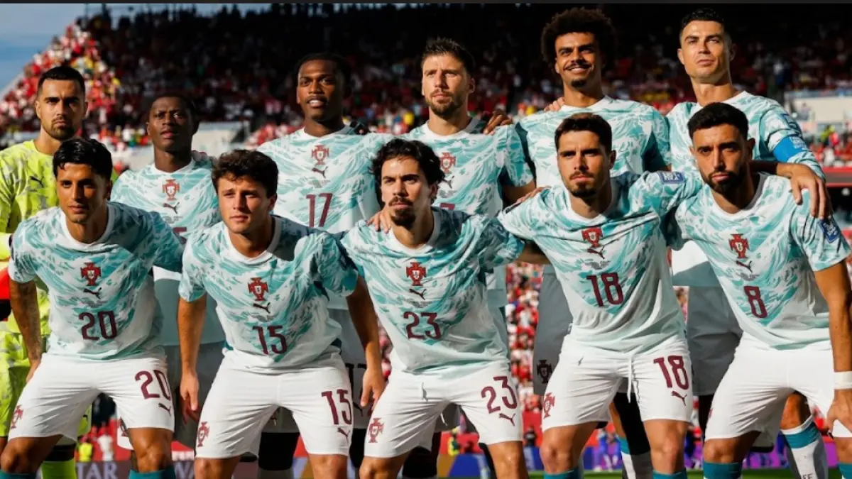 Timnas Portugal saat melawan Kroasia pada babak 32 besar piala dunia 2026.