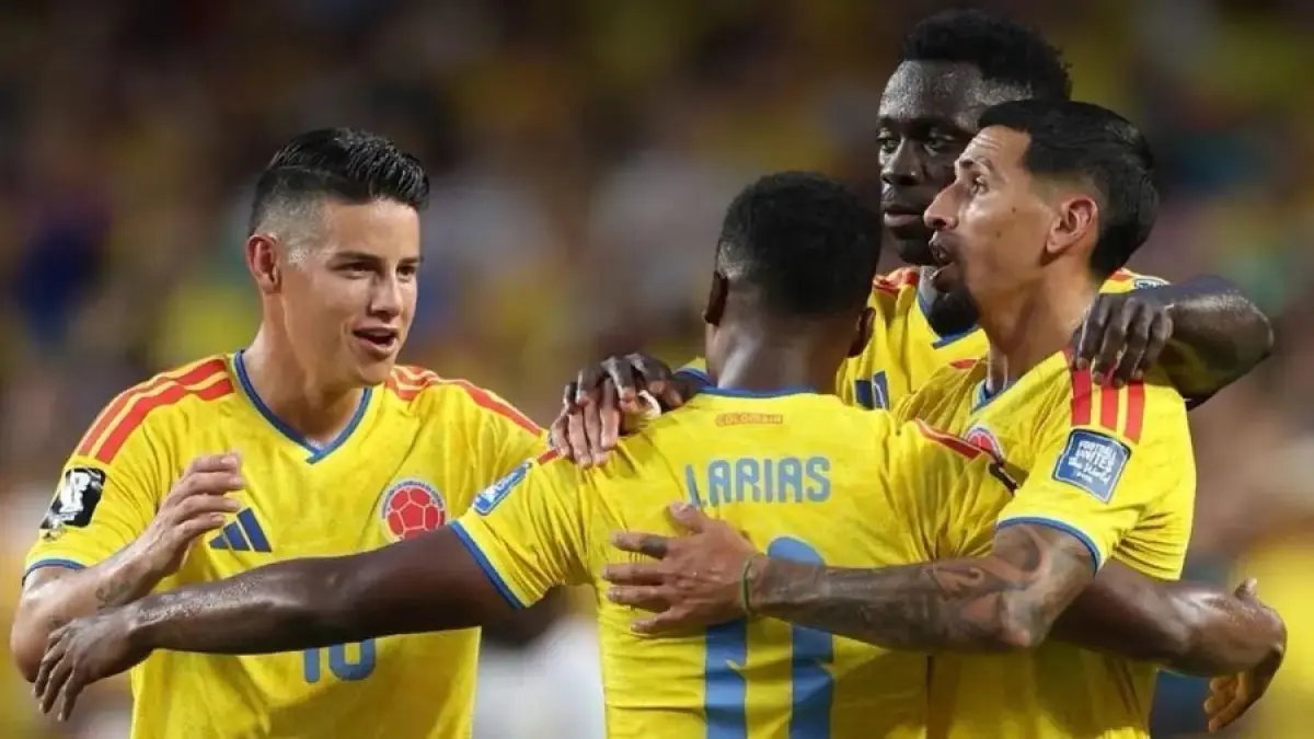 Jhon Arias mencetak gol semata wayang yang membawa Kolombia mengalahkan Ghana 1-0 dan memastikan tiket ke babak 16 besar Piala Dunia 2026. (FIFA)