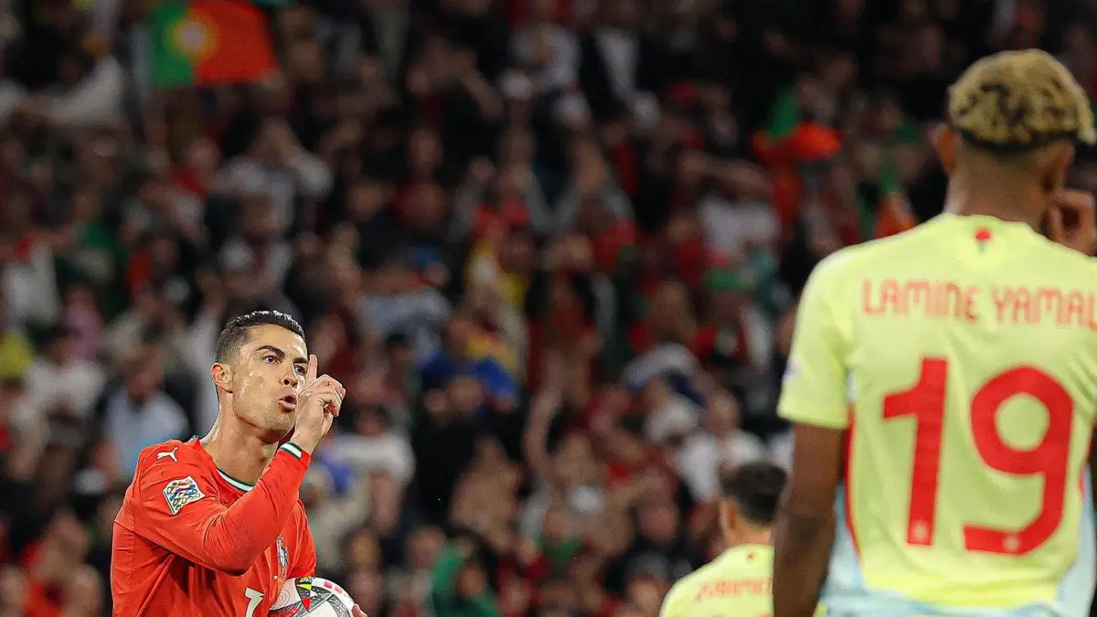 Cristiano Ronaldo dan Lamine Yamal siap berduel saat Portugal menghadapi Spanyol pada babak 16 besar Piala Dunia 2026.
