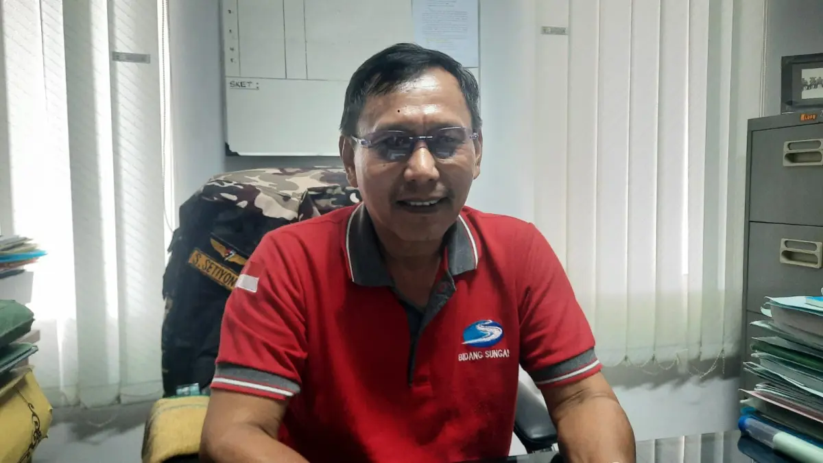 (Kabid Persungaian Dinas PUPR Grobogan Slamet S.)
