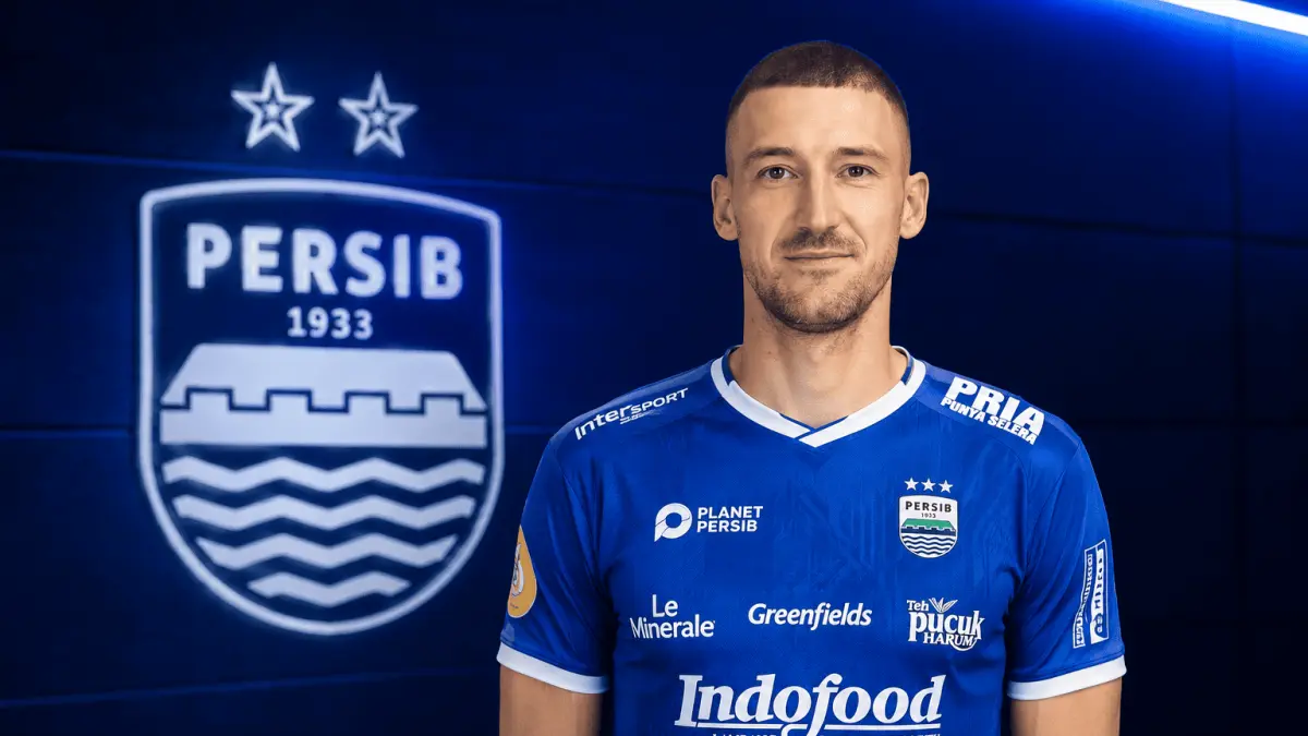 Balsa Sekulic Pemain Anyar Persib Bandung yang musim lalu menjadi Top Skor Liga 1 Montenegro