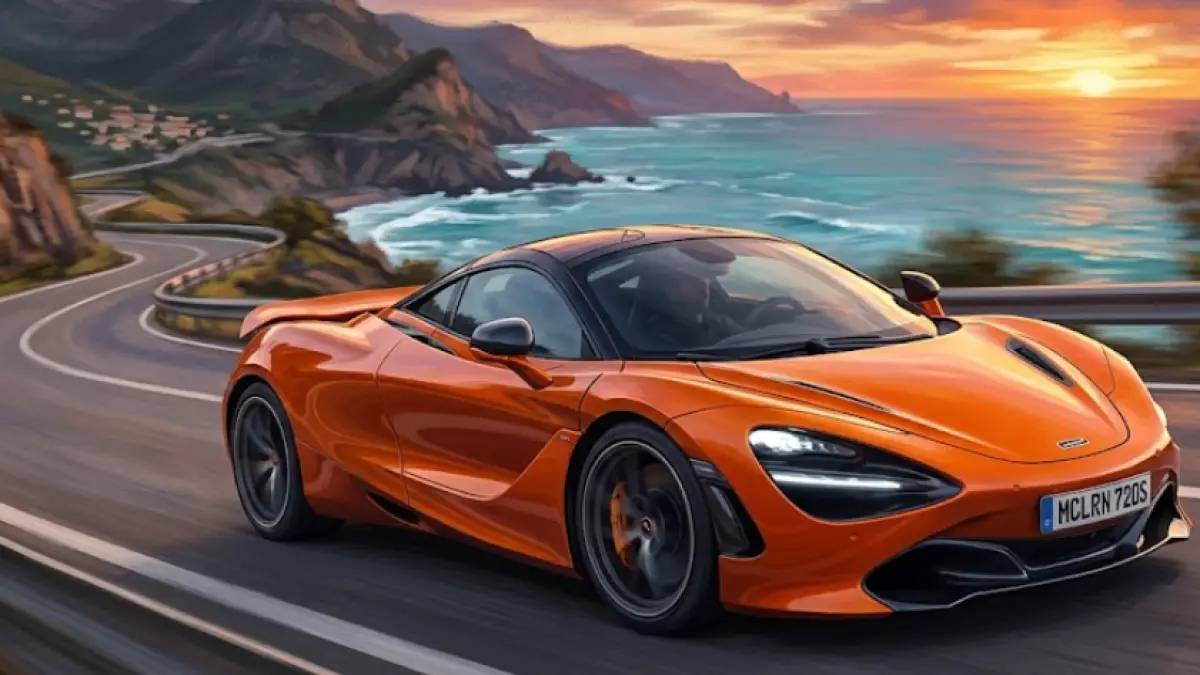 Foto Ilustrasi mobil Mclaren 720 S.