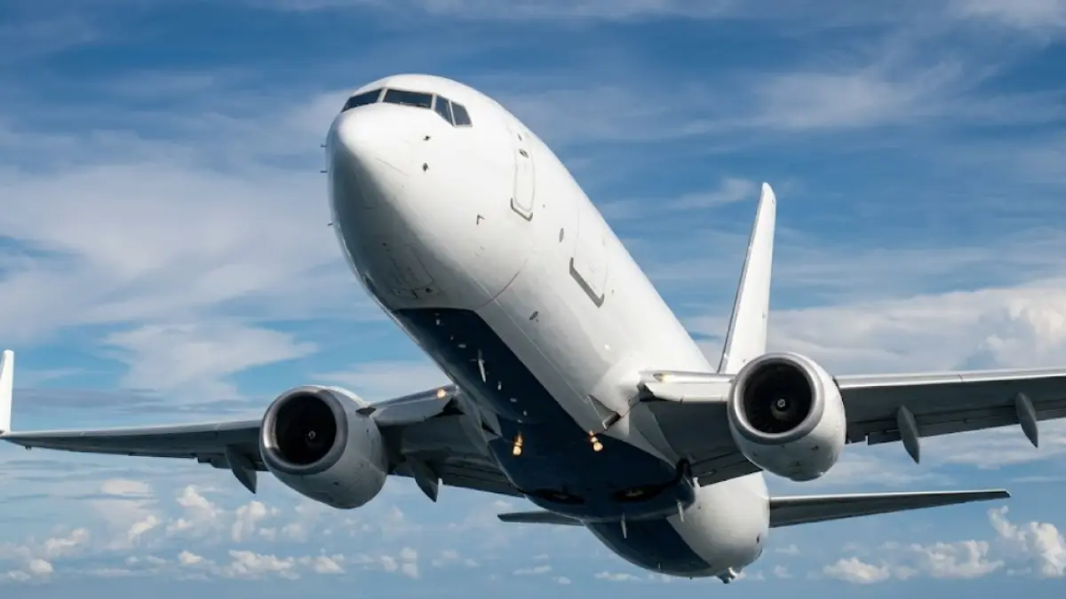 Ilustrasi foto Pesawat Kargo Boeing 737. (Gemini AI)