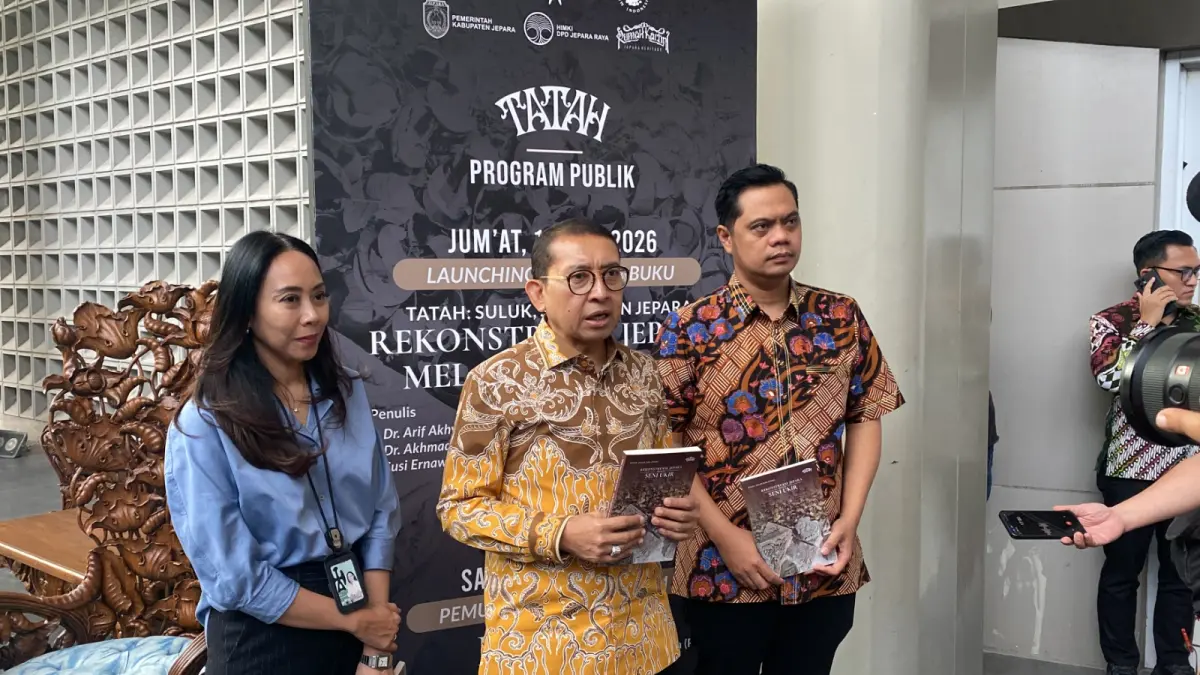 GEBRAKAN: Menteri Kebudayaan Fadli Zon mendukung seni ukir Jepara menjadi Warisan Budaya Takbenda UNESCO melalui peluncuran buku TATAH.
