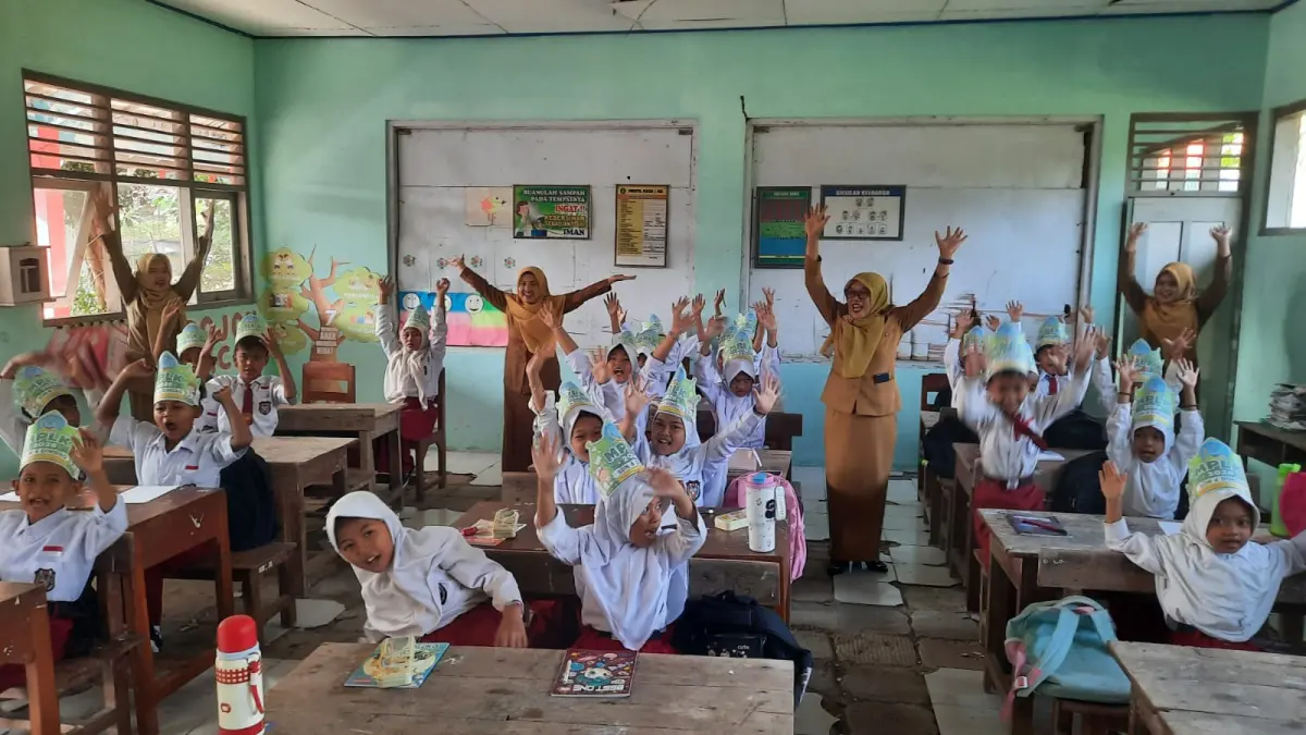 MERIAH: Pelaksanaan MPLK di SDN 4 Dimoro Kecamatan Toroh. (INTAN MAYLANI SABRINA/RADAR KUDUS)